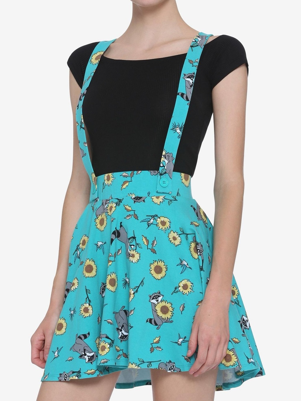 Disney Princess Teal Dress with Yellow Accents